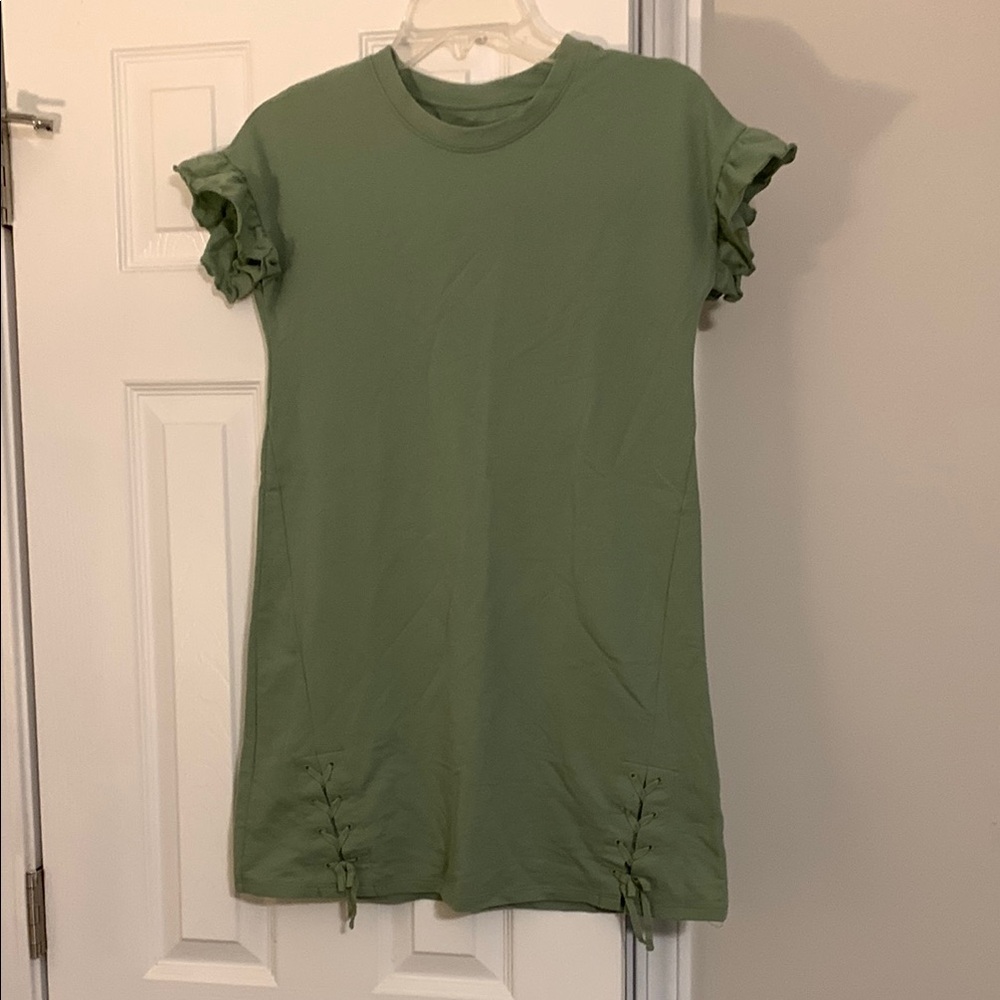 Cat & Jack Green Kids Dress